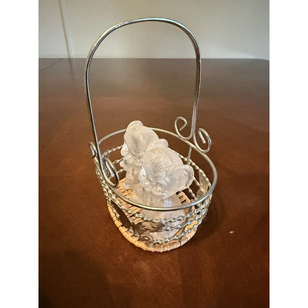Vintage Kitty Salt Pepper Shakers Acrylic Cute‎ Gift Kitchen Set